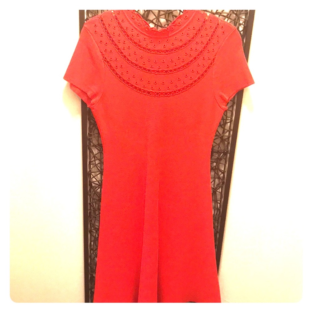 Eliza J Cut Out Fit and Flare Dress